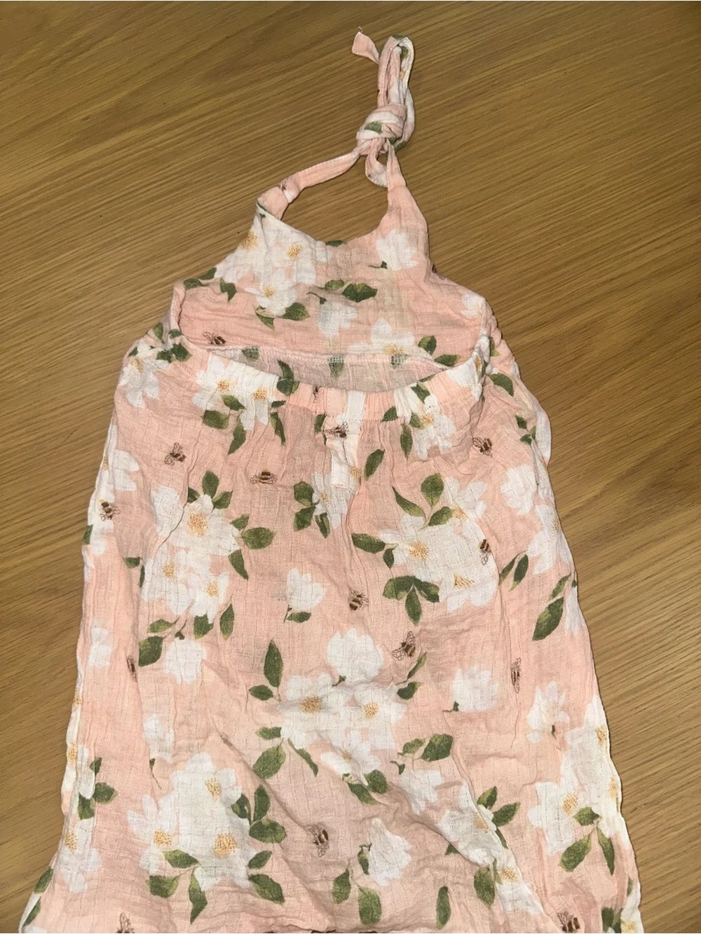 Toddler Girls muslin Floral Romper Jumpsuit